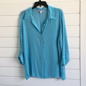 Oversized tailored shirt by Lilly Pulitzer